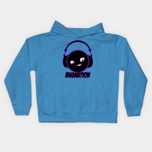 Bug Nation Logo - Purple Kids Hoodie